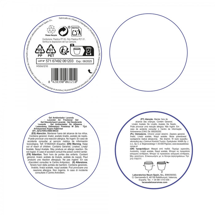 Profumatore Gel Cupcake Lavanda 100g - La Casa de los Aromas - 2