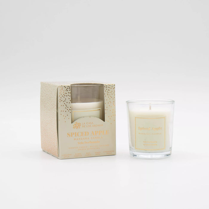 Candela Profumata Natale Mela Speziata 120g - La Casa de los Aromas - 1