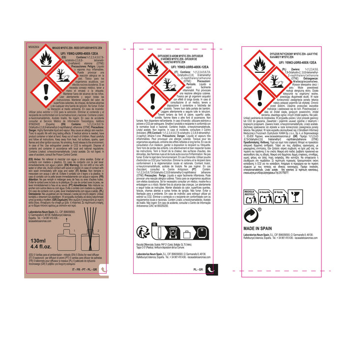 Diffusore Mikado Mystic - 130ml - La Casa de los Aromas - 3