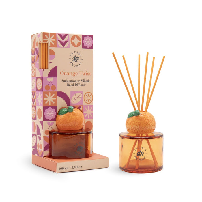 Diffusore di Profumo Mikado Fruity Orange Twist 100ml - La Casa de los Aromas - 1