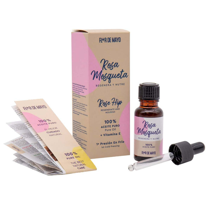 Olio Puro al 100% di Rosa Mosqueta 20ml - Flor de Mayo - 1