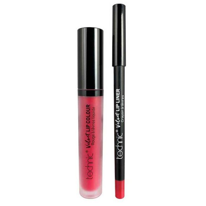 Velvet Lip Kit Matita labbra + Rossetto liquido - Technic - Technic Cosmetics : Little Fuchsia - 1