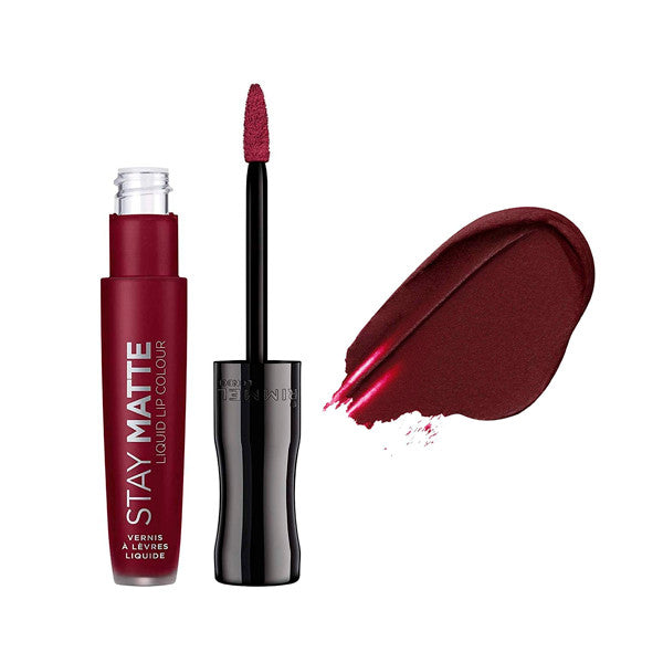 Set Rossetto Liquido Stay Matte + Matita Lasting Finish - Rimmel London : 810 Plum This Show - 3