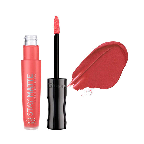 Set Rossetto Liquido Stay Matte + Matita Lasting Finish - Rimmel London : 600 Coral Sass - 3