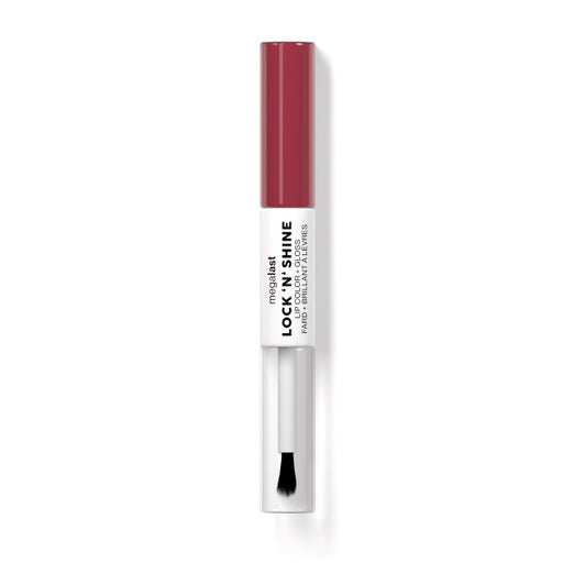 Labial Liquido 2 en 1 Mega Last Lock &#39;n Shine Lip Colour + Gloss - Wet N Wild: Utaupia - 1