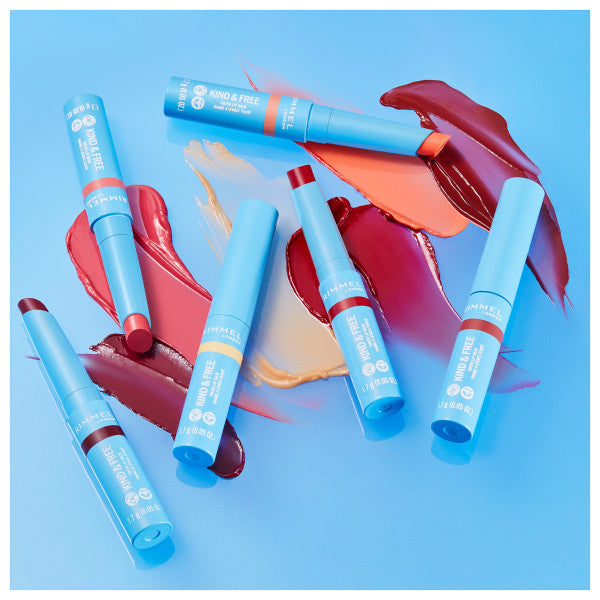 Balsamo Labbra Kind & Free con Colore Idratante e Nutriente - Rimmel London : 002 - Apricot Beauty - 6