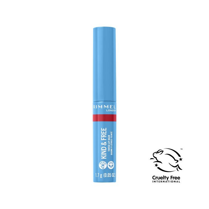 Balsamo Labbra Kind & Free con Colore Idratante e Nutriente - Rimmel London : 005 - Turbo Red - 1