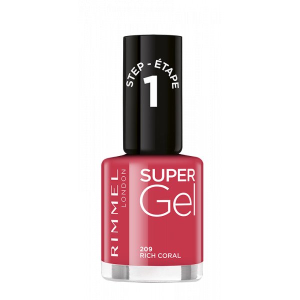 Smalto Super Gel di Kate Moss - Rimmel: 209 Rich Coral - 9