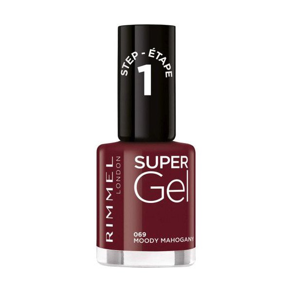 Smalto Super Gel di Kate Moss - Rimmel: 069 Moody Mahogany - 1