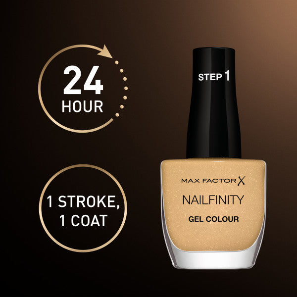 Nailfinity Gel Color Smalto per Unghie a Lunga Durata - Max Factor : 705 Award Night - 4