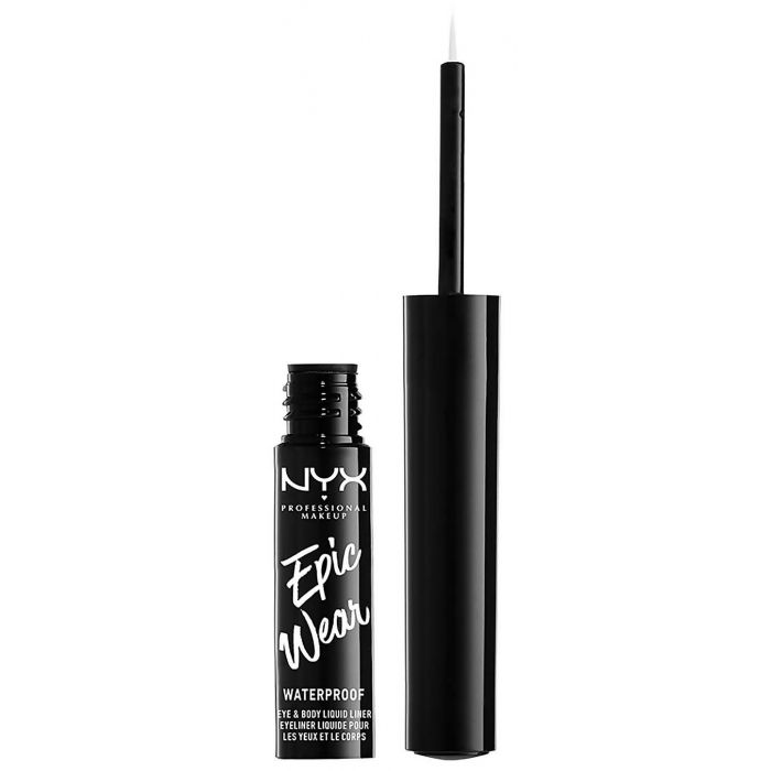 Epic Wear Eyeliner liquido semipermanente - Trucco professionale - Nyx : White - 1