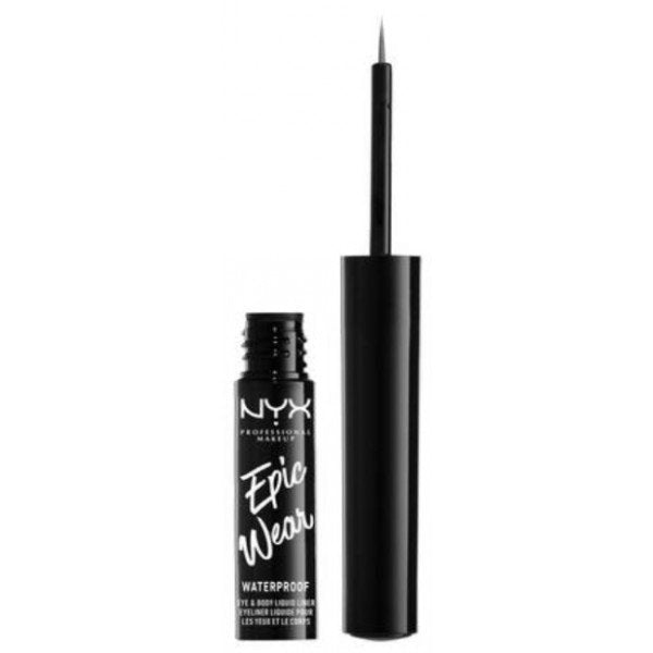 Eyeliner Liquido Epic Wear - Trucco professionale - Nyx : Gunmetal - 2