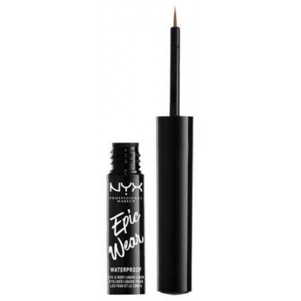 Eyeliner Liquido Epic Wear - Trucco professionale - Nyx : Brown Metallic - 1