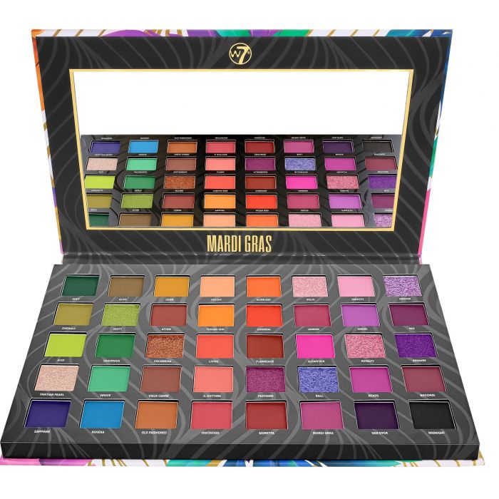 Palette di ombretti e pigmenti pressati Mardi Gras - W7 - 1