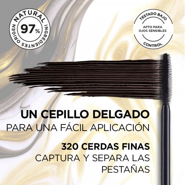 Mascara per ciglia Volume Million Lashes Balm Noir - L'oreal Paris : Marrón - 2