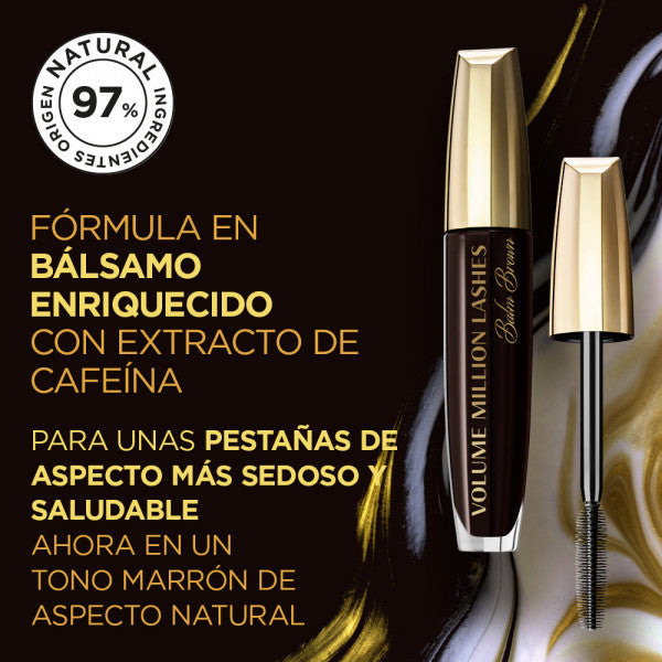 Mascara per ciglia Volume Million Lashes Balm Noir - L'oreal Paris : Marrón - 6