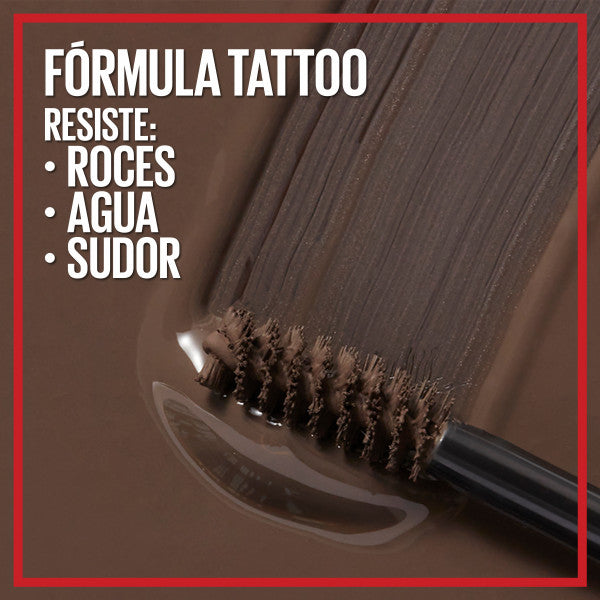 Gel per Sopracciglia Tattoo Brow - Maybelline : 255 Soft Brown - 4