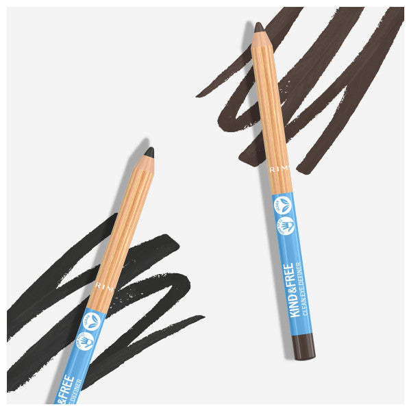 Rilievo occhi gentile e libero per un contorno occhi ultra morbido - Rimmel London : 001 Pitch - 4