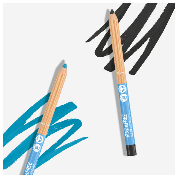 Rilievo occhi gentile e libero per un contorno occhi ultra morbido - Rimmel London : 006 Anime Blue - 4