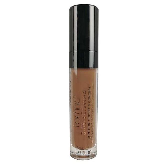 Correttore liquido 3 in 1 Canvas - Technic Cosmetics : Chestnut - 1