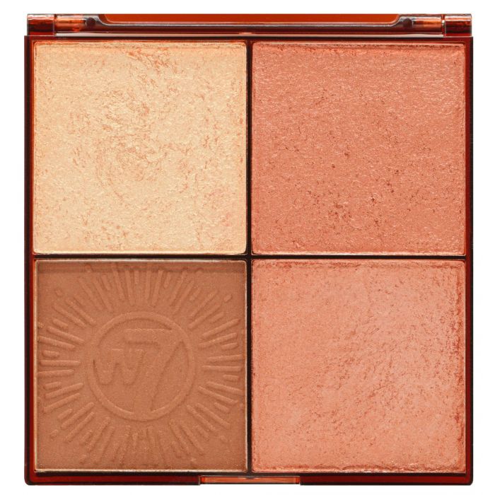 Paleta de Rostro Bronze Brilliance Bronze & Glow Palette - W7 : Medium Dark - 1