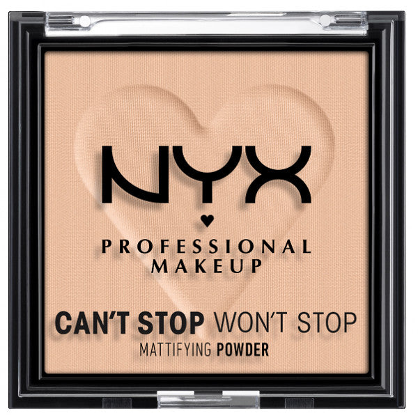 Polvos Matificantes Can&#39;t Stop Won&#39;t Stop - Trucco professionale - Nyx: Medium - 4