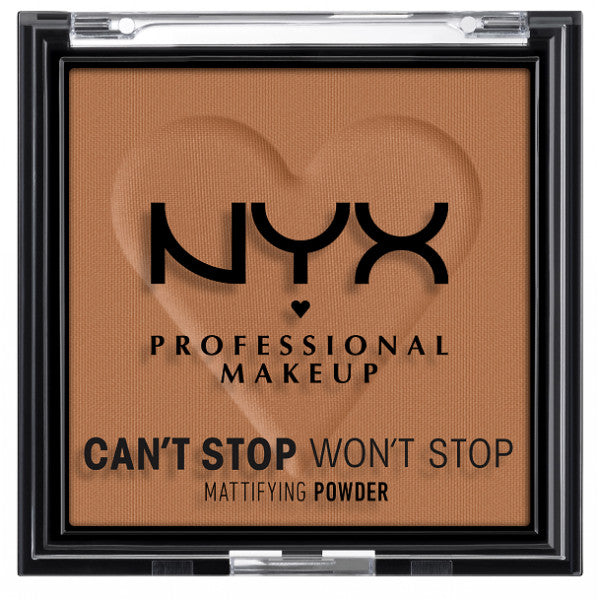 Polvos Matificantes Can&#39;t Stop Won&#39;t Stop - Trucco professionale - Nyx: Mocha - 3