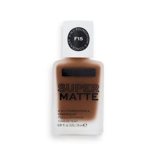 Primer per trucco Relove Supermatte Foundation - Make Up Revolution : F15 - 1