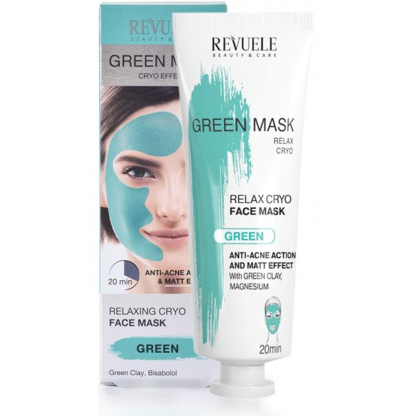 Maschera Verde Effetto Cryo Anti-acne - Revuele - 1