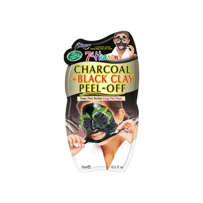 Peel off Charcoal and Black Clay Mask - 7th Heaven - Montagne Jeunesse - 1
