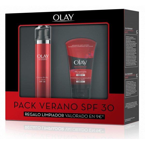 Pack Regenerist 3 Aree Giorno Spf30 + Detergente: Set 2 Prodotti - Olay - 1