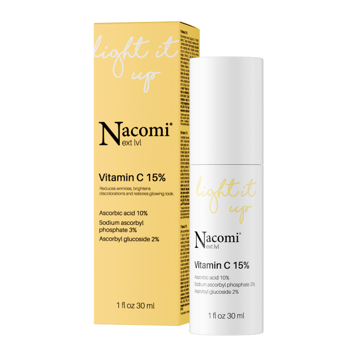 Light It Up Siero Vitamina C 15% - Nacomi - 1