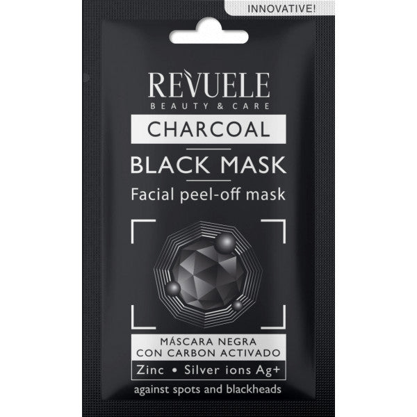 Maschera Viso Peel off con Carbone Attivo - Revuele - 1