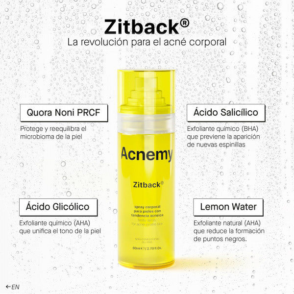 Zitback Spray per il corpo contro l&#39;acne - Acnemy - 6