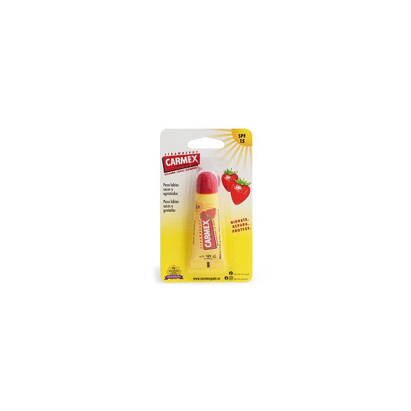 Balsamo Labbra Idratante Tubo 10 gr - Carmex : Fresa - Tubo - 1