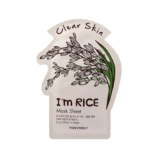 Maschera viso illuminante I'm Rice Mask Sheet 21 ml - Tony Moly - 1