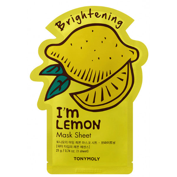 Scheda maschera al limone - Maschera viso illuminante - Tony Moly - 1