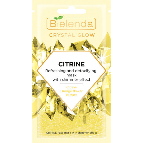 Crystal Glow Maschera Citrine Detox: 8 Grammi - Bielenda - 1