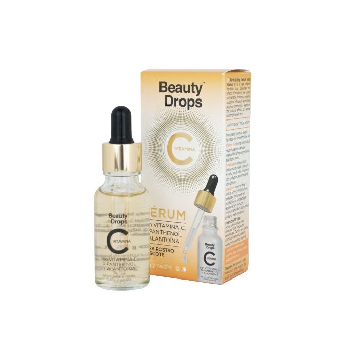 Siero con vitamina C, D-pantenolo e allantoina - Beauty Drops - 1