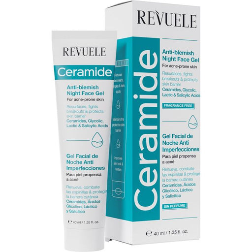 Gel Viso Notturno Anti Imperfezioni Ceramide - Revuele - 1