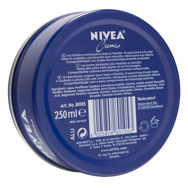 Lattina crema blu - Nivea : 250 ml - 2