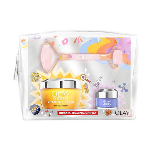 Regenerist Vitamina C + Retinolo 24 Set: Set 3 Prodotti + Beauty Case - Olay - 1