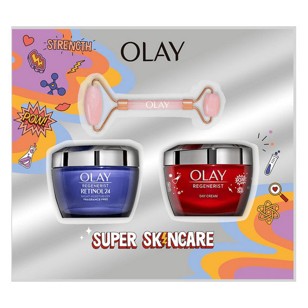 Regenerist Set Crema Giorno Super Skincare + Crema Notte Retinol24: Set 3 Prodotti - Olay - 1