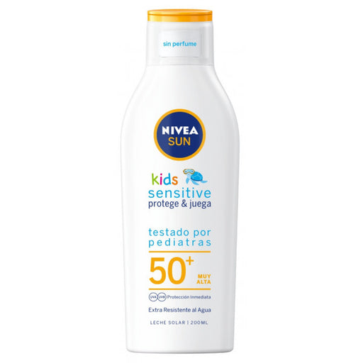 Latte solare protettore e sensibile per bambini: SPF 50+ 200ml - Nivea - 2