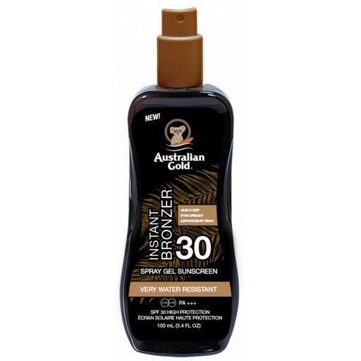 Gel Spray Solare Autoabbronzante Abbronzante Istantaneo - Australian Gold: SPF 30 100ML - 1