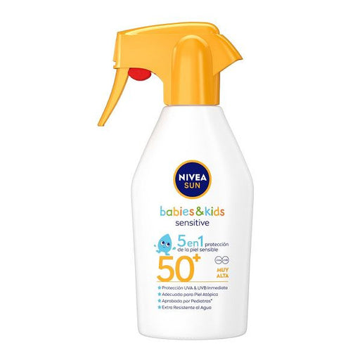 Spray Solare Sun Protect e Sensitive Fp50 + Bambini e Bambine: 270 ml - Nivea - 1