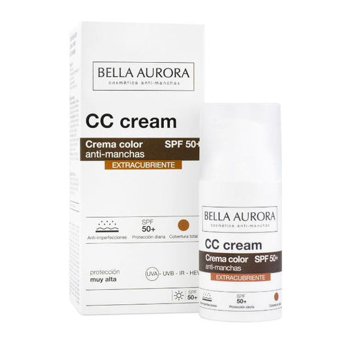 Crema Colorata Antimacchia Spf 50+ 30ml - Bella Aurora - 1