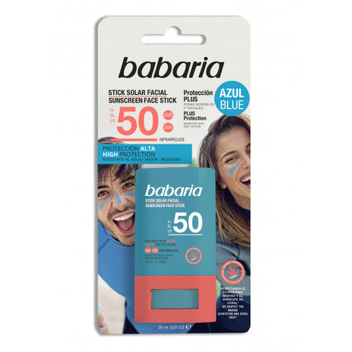 Stick Solare Viso Blu Spf 50 - Babaria - 1