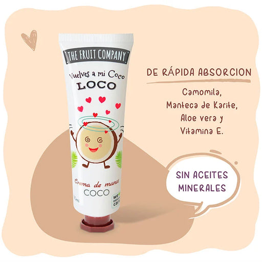 Crema per le mani al cocco - 50 ml - The Fruit Company - 2
