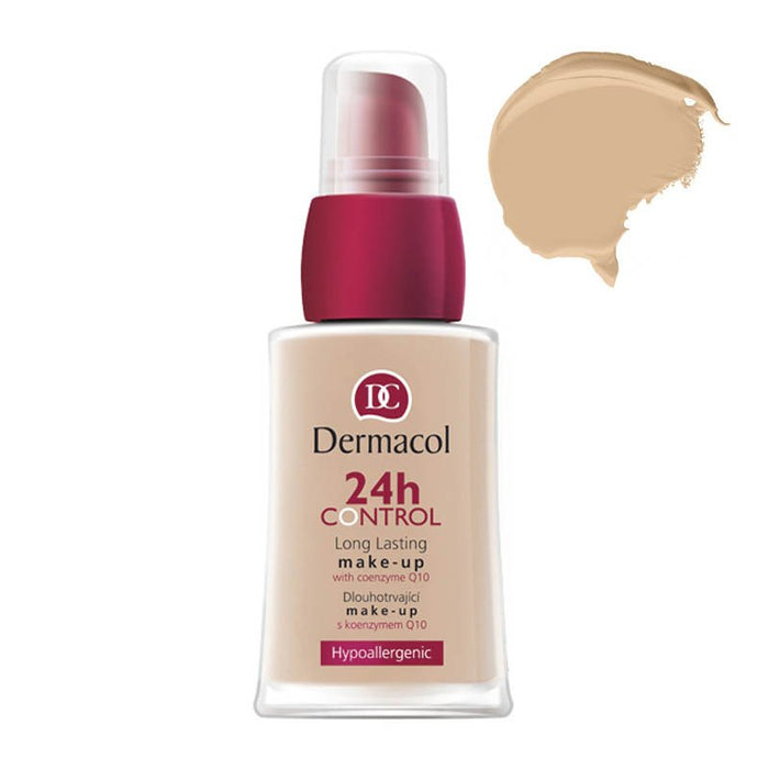 Trucco a lunga tenuta con Q10 - 24 H Control Long Lasting - Dermacol : Base de maquillaje 24h control long lasting - 2k - 1
